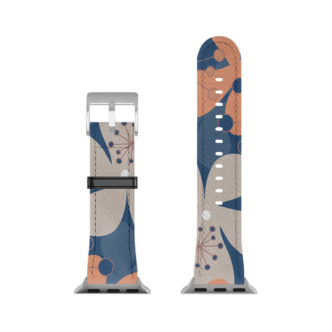 Mirimo PopBlooms Blue Apple Watch Band