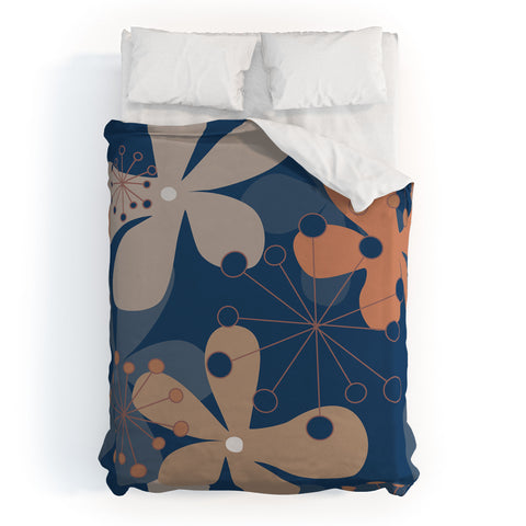Mirimo PopBlooms Blue Duvet Cover