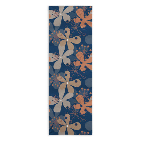 Mirimo PopBlooms Blue Yoga Towel