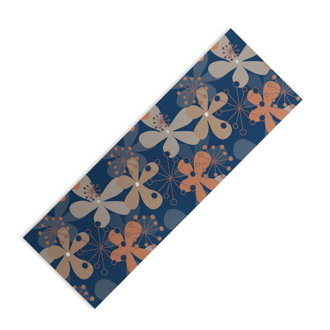 Mirimo PopBlooms Blue Yoga Mat