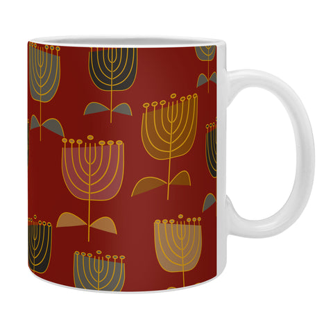 Mirimo Precious Blooms Crimson Coffee Mug