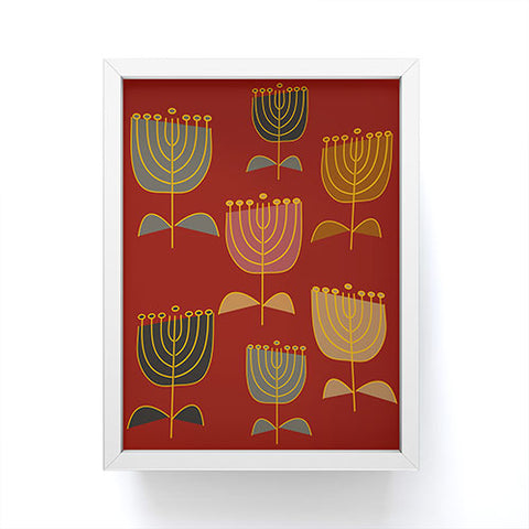 Mirimo Precious Blooms Crimson Framed Mini Art Print