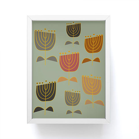 Mirimo Precious Blooms Sage Framed Mini Art Print