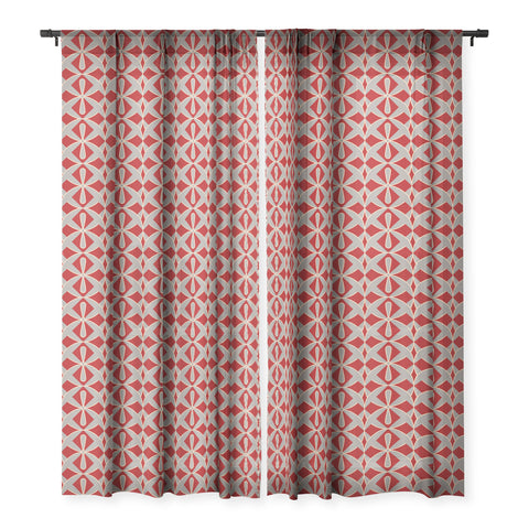 Mirimo Provencal Rouge Sheer Window Curtain