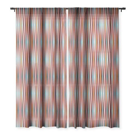 Mirimo Reflection Stripes Sheer Window Curtain