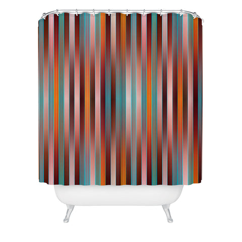 Mirimo Reflection Stripes Shower Curtain
