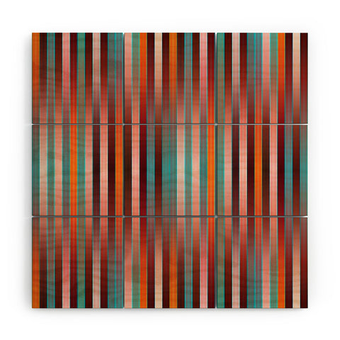 Mirimo Reflection Stripes Wood Wall Mural