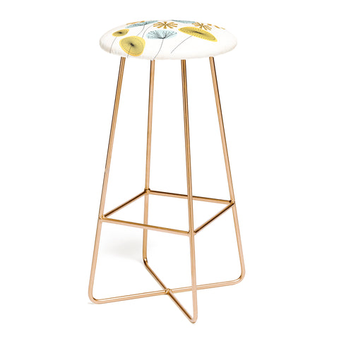 Mirimo Retro Floral Bunch Bar Stool