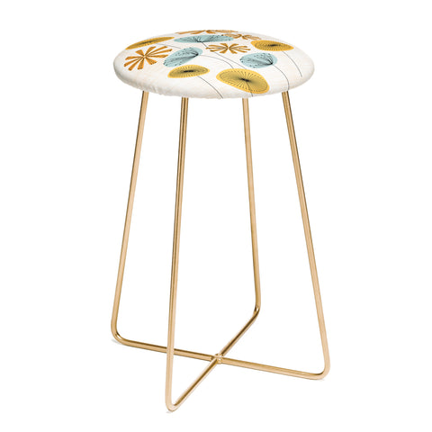 Mirimo Retro Floral Bunch Counter Stool