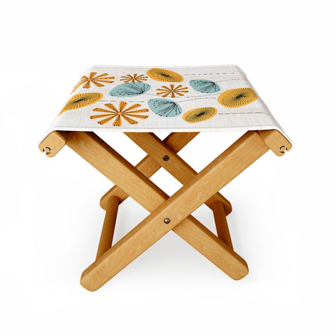 Mirimo Retro Floral Bunch Folding Stool