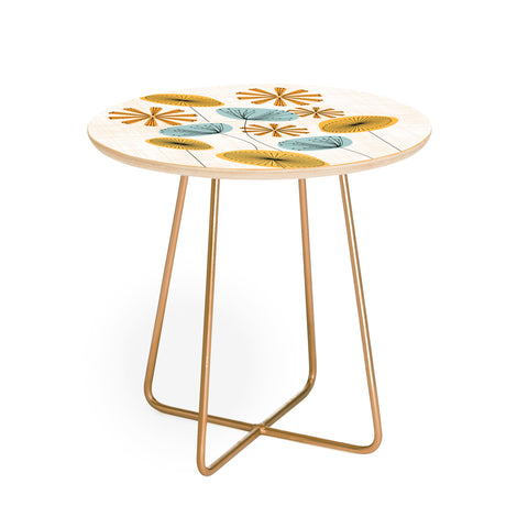 Mirimo Retro Floral Bunch Round Side Table