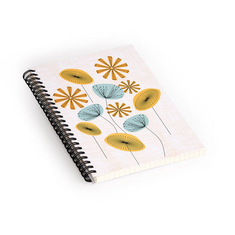 Mirimo Retro Floral Bunch Spiral Notebook