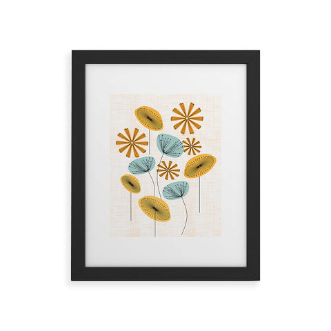 Mirimo Retro Floral Bunch Framed Art Print