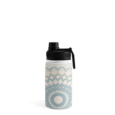 Mirimo Rustic Mandala Light Blue Water Bottle