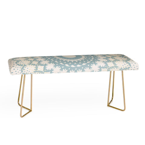 Mirimo Rustic Mandala Light Blue Bench