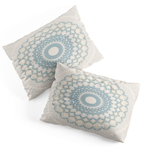 Mirimo Rustic Mandala Light Blue Pillow Shams