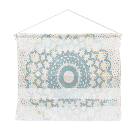Mirimo Rustic Mandala Light Blue Wall Hanging Landscape