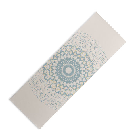 Mirimo Rustic Mandala Light Blue Yoga Mat