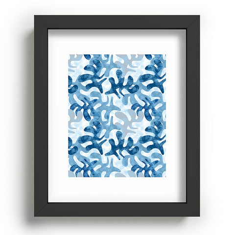 Mirimo Shibori Indigo Recessed Framing Rectangle