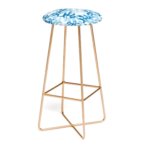 Mirimo Shibori Indigo Bar Stool
