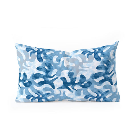 Mirimo Shibori Indigo Oblong Throw Pillow
