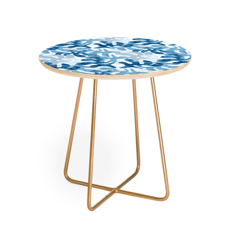 Mirimo Shibori Indigo Round Side Table