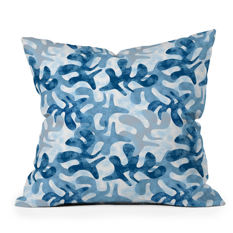 Mirimo Shibori Indigo Throw Pillow