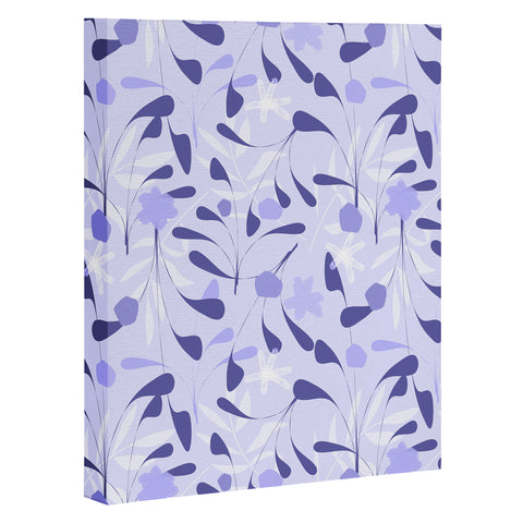 Mirimo Spring Sprouts Very Peri Art Canvas