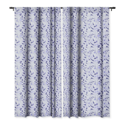 Mirimo Spring Sprouts Very Peri Blackout Window Curtain