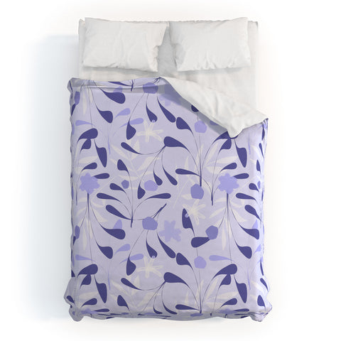 Mirimo Spring Sprouts Very Peri Duvet Cover