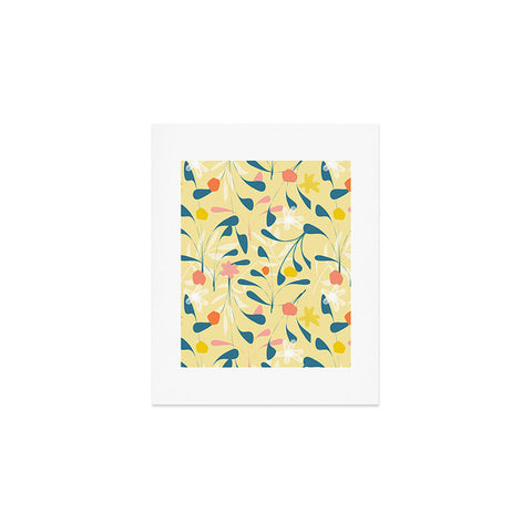 Mirimo Spring Sprouts Yellow Art Print