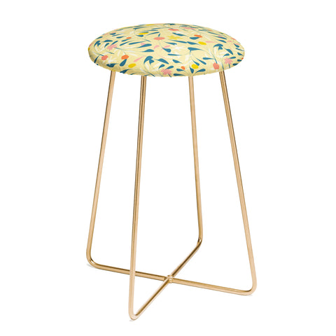 Mirimo Spring Sprouts Yellow Counter Stool