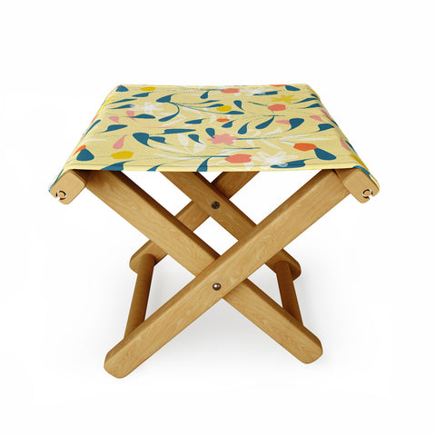 Mirimo Spring Sprouts Yellow Folding Stool