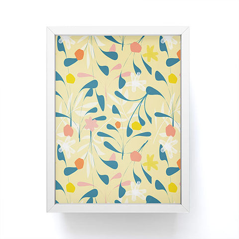 Mirimo Spring Sprouts Yellow Framed Mini Art Print