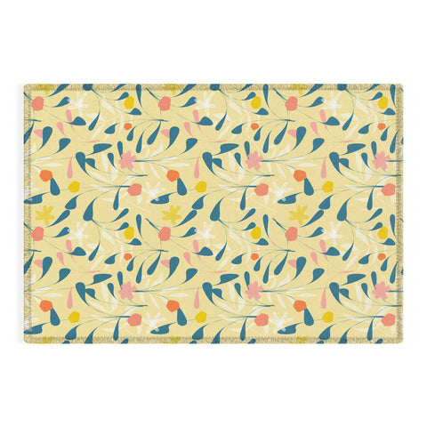 Mirimo Spring Sprouts Yellow Outdoor Rug