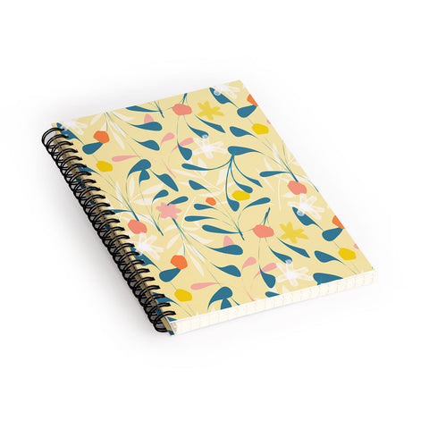 Mirimo Spring Sprouts Yellow Spiral Notebook