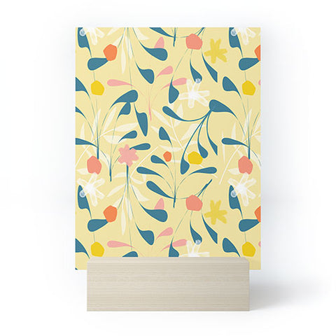 Mirimo Spring Sprouts Yellow Mini Art Print