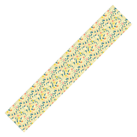 Mirimo Spring Sprouts Yellow Table Runner