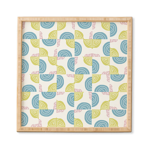 Mirimo Spring Tiles Framed Wall Art