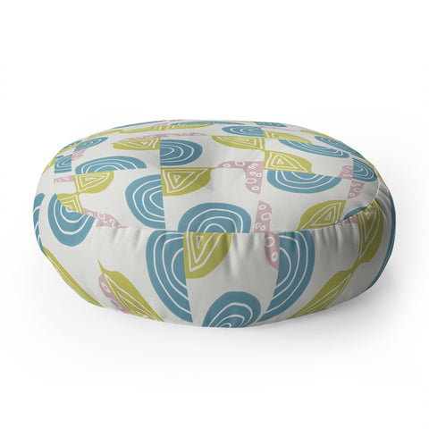 Mirimo Spring Tiles Floor Pillow Round