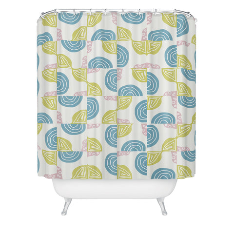 Mirimo Spring Tiles Shower Curtain