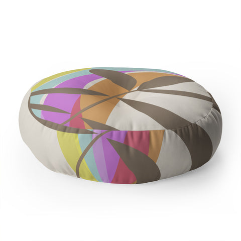 Mirimo Stream Of Colour Floor Pillow Round