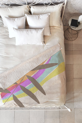 Mirimo Stream Of Colour Fleece Throw Blanket