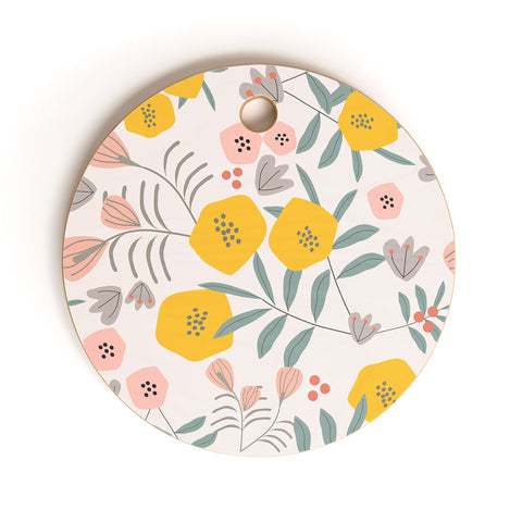 Mirimo Summer Flor Cutting Board Round