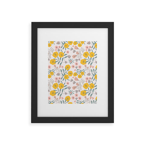 Mirimo Summer Flor Framed Art Print