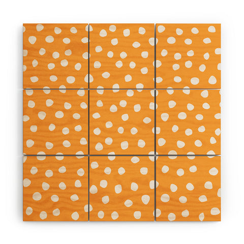 Mirimo Sunshine Dots Wood Wall Mural