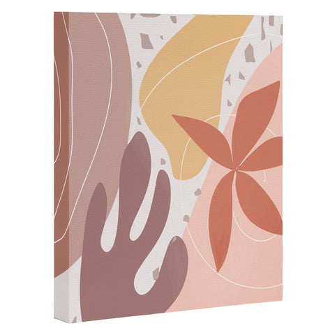 Mirimo Terracotta Blooms Art Canvas
