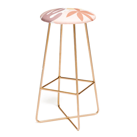 Mirimo Terracotta Blooms Bar Stool