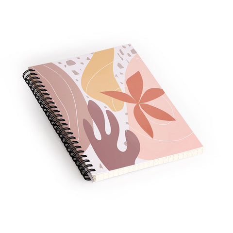 Mirimo Terracotta Blooms Spiral Notebook