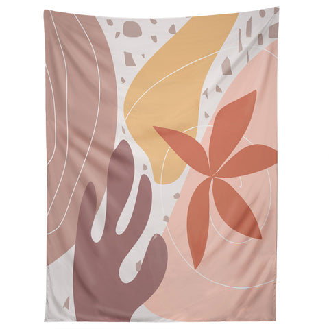 Mirimo Terracotta Blooms Tapestry